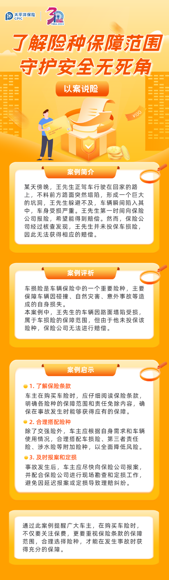了解險種保障