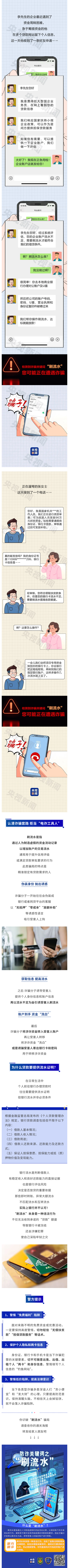 全民反詐丨辦貸款、領(lǐng)補(bǔ)助需要“刷流水”？當(dāng)心成為“洗錢工具”